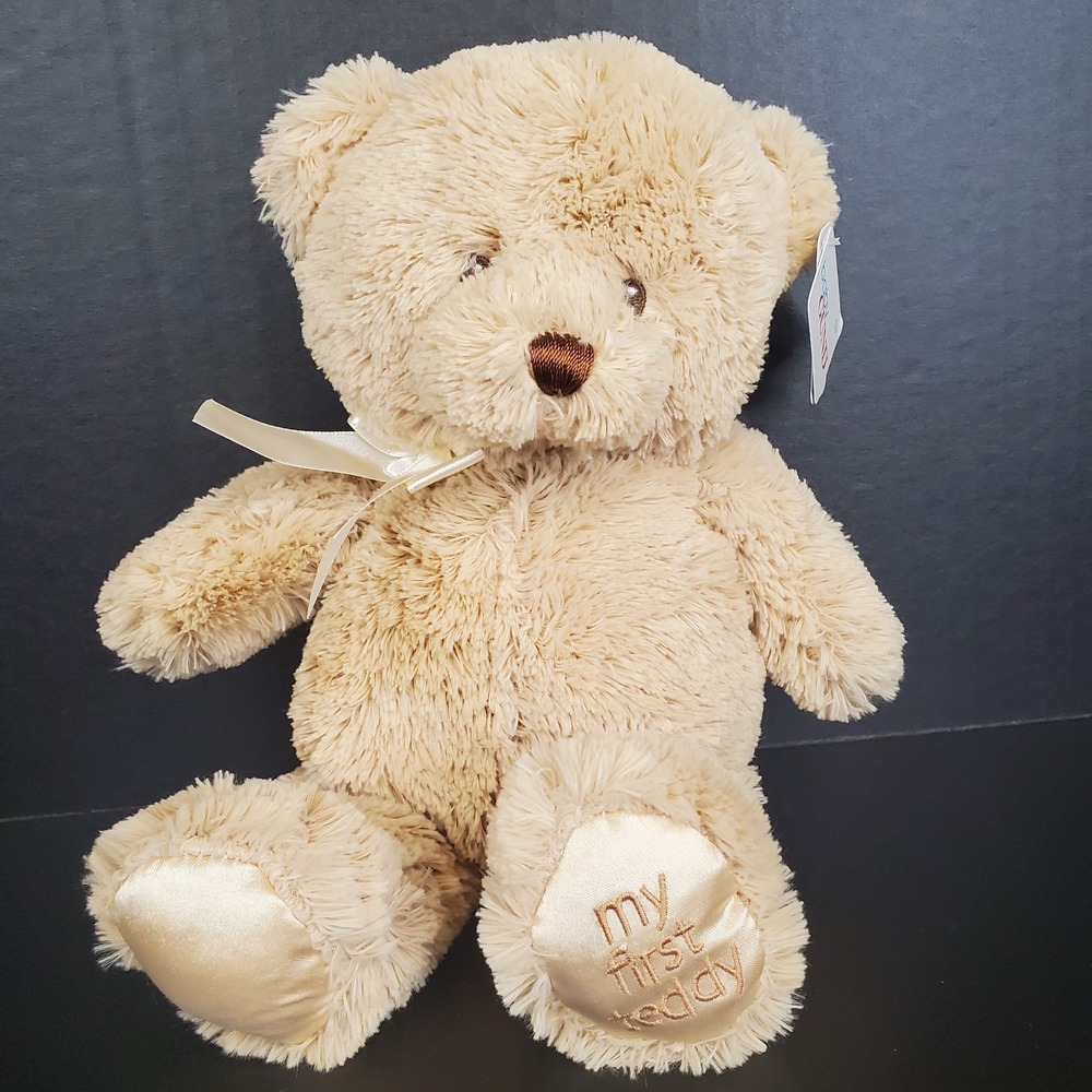 Baby Gund My First Teddy Tan Lovey Small Stuffed Animal Plush 11" #4043974 NEW